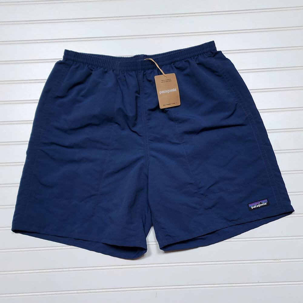 NWT Patagonia Men's Baggies Longs-7" Shorts Lined-Tidepool Blue Size M